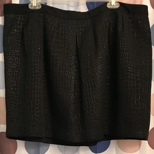Posh Textured Miniskirt